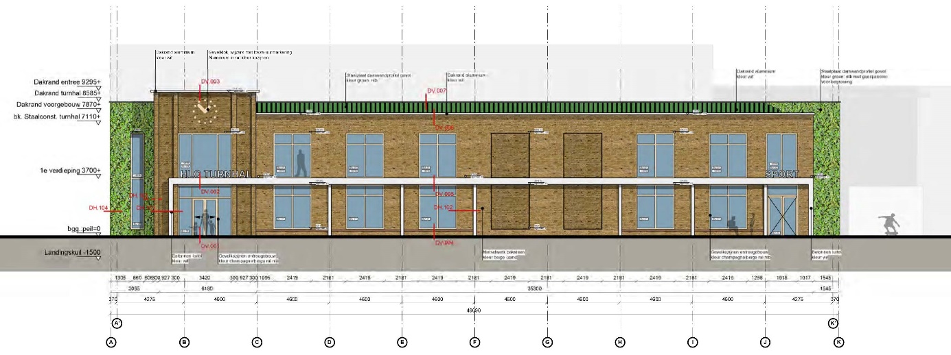 Thumbnail of Nieuwbouw Turnhal HLC